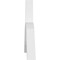 Ekena Millwork Archdale Architectural Grade PVC Gable Bracket, 60"W x 15"H x 2"D x 4"F, 6/12 Pitch GBP060X15X0204ARC00 - alternate 5